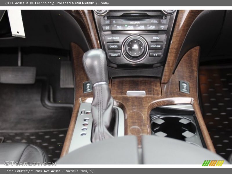 Polished Metal Metallic / Ebony 2011 Acura MDX Technology