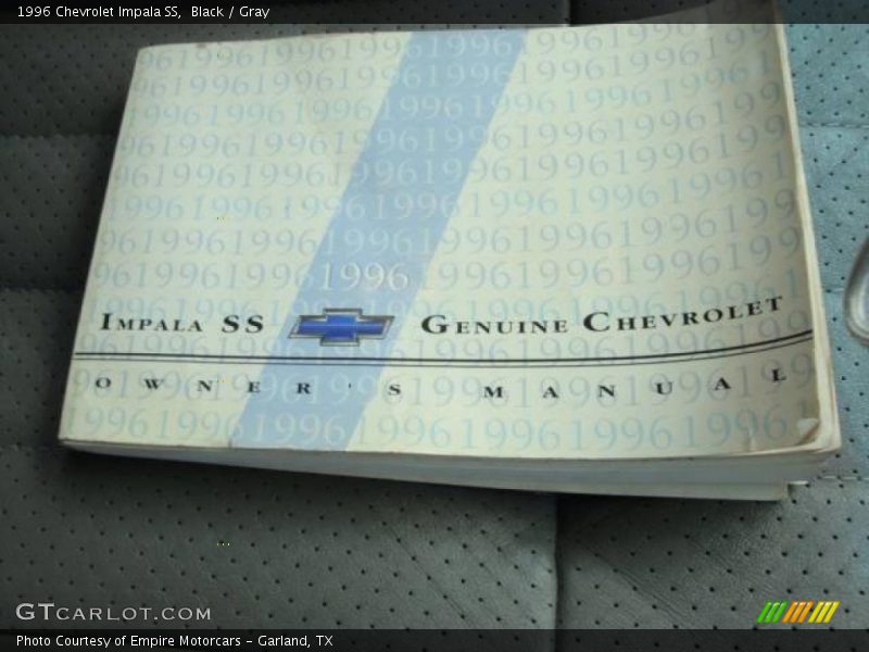 Black / Gray 1996 Chevrolet Impala SS