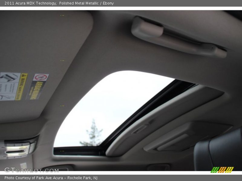 Polished Metal Metallic / Ebony 2011 Acura MDX Technology