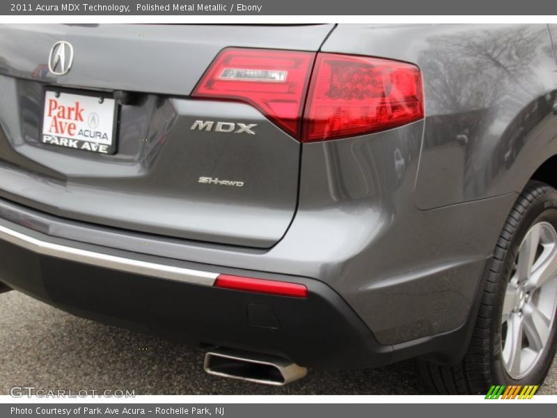 Polished Metal Metallic / Ebony 2011 Acura MDX Technology