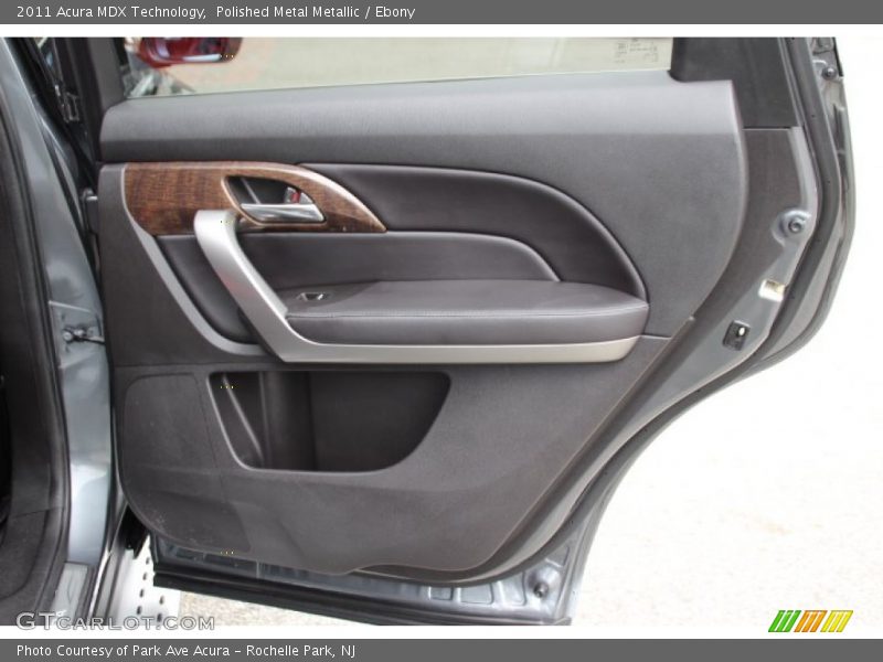 Polished Metal Metallic / Ebony 2011 Acura MDX Technology