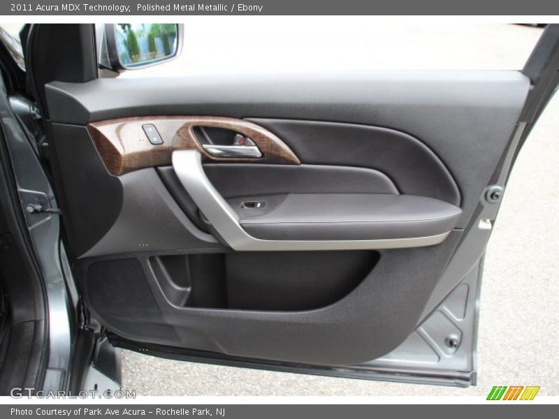 Polished Metal Metallic / Ebony 2011 Acura MDX Technology