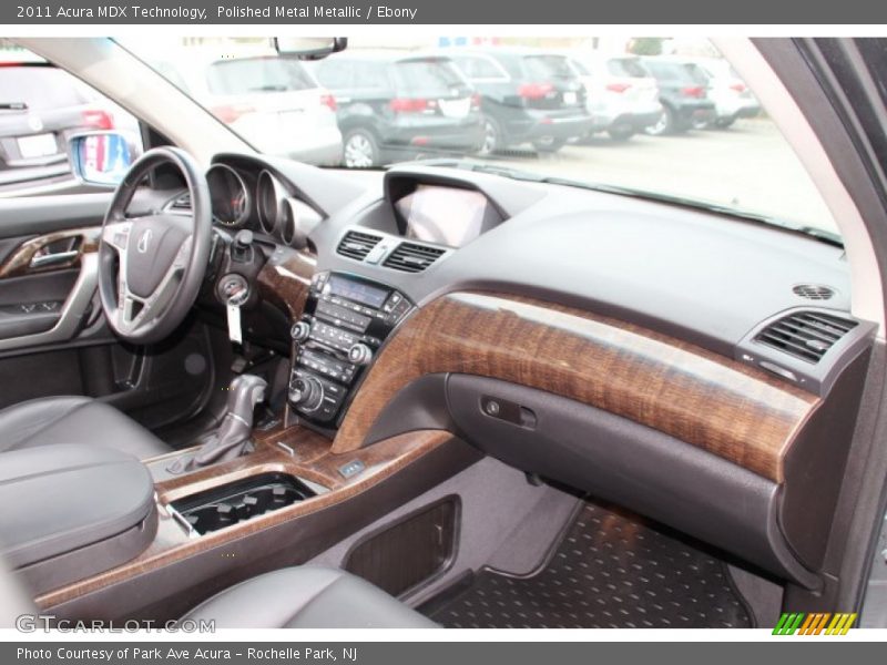 Polished Metal Metallic / Ebony 2011 Acura MDX Technology