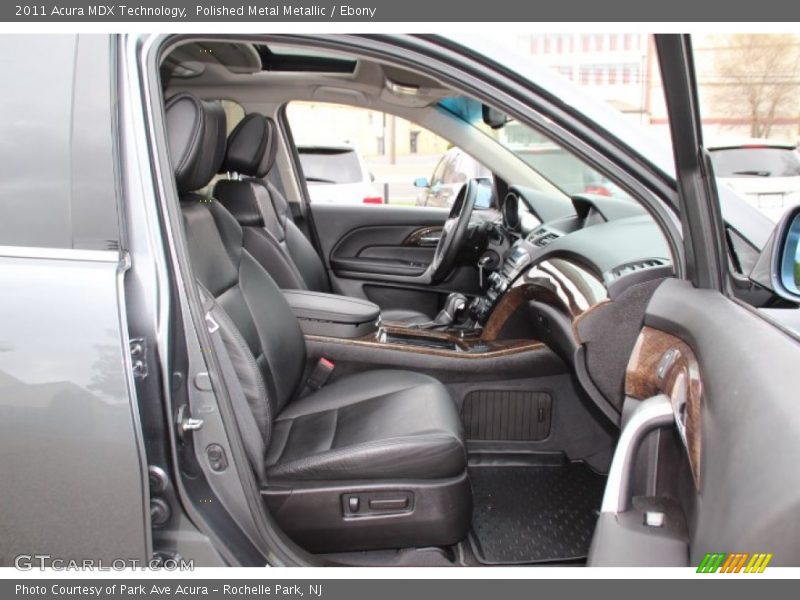 Polished Metal Metallic / Ebony 2011 Acura MDX Technology