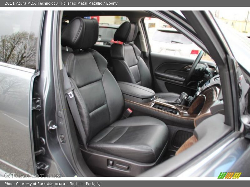 Polished Metal Metallic / Ebony 2011 Acura MDX Technology
