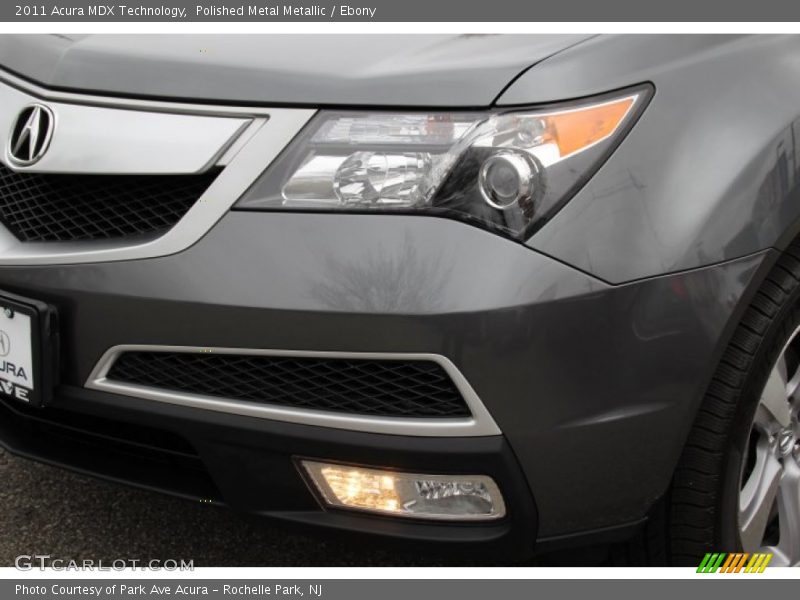 Polished Metal Metallic / Ebony 2011 Acura MDX Technology