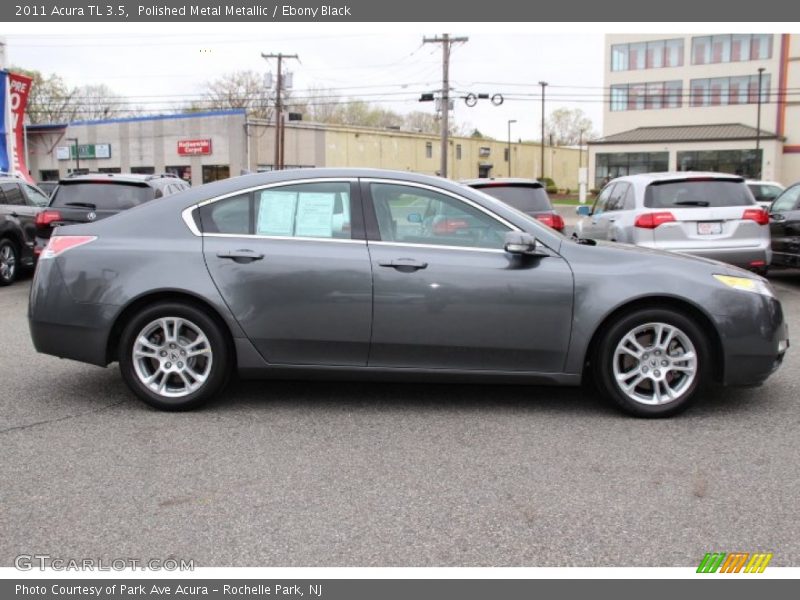 Polished Metal Metallic / Ebony Black 2011 Acura TL 3.5
