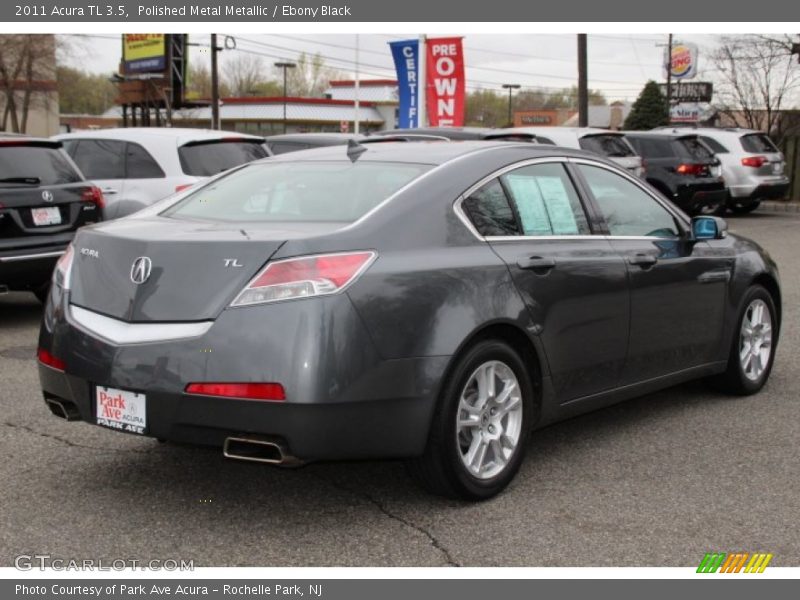 Polished Metal Metallic / Ebony Black 2011 Acura TL 3.5