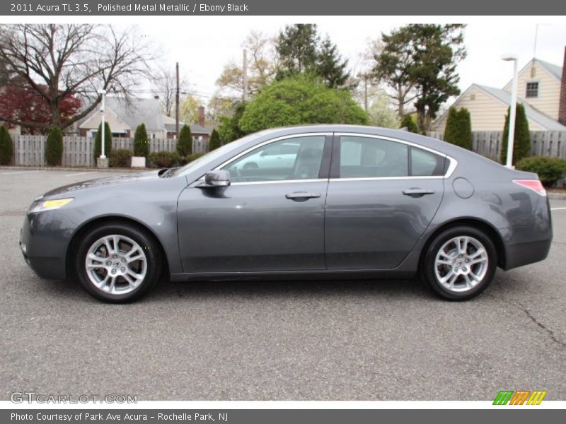 Polished Metal Metallic / Ebony Black 2011 Acura TL 3.5