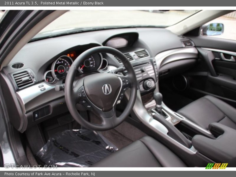 Polished Metal Metallic / Ebony Black 2011 Acura TL 3.5