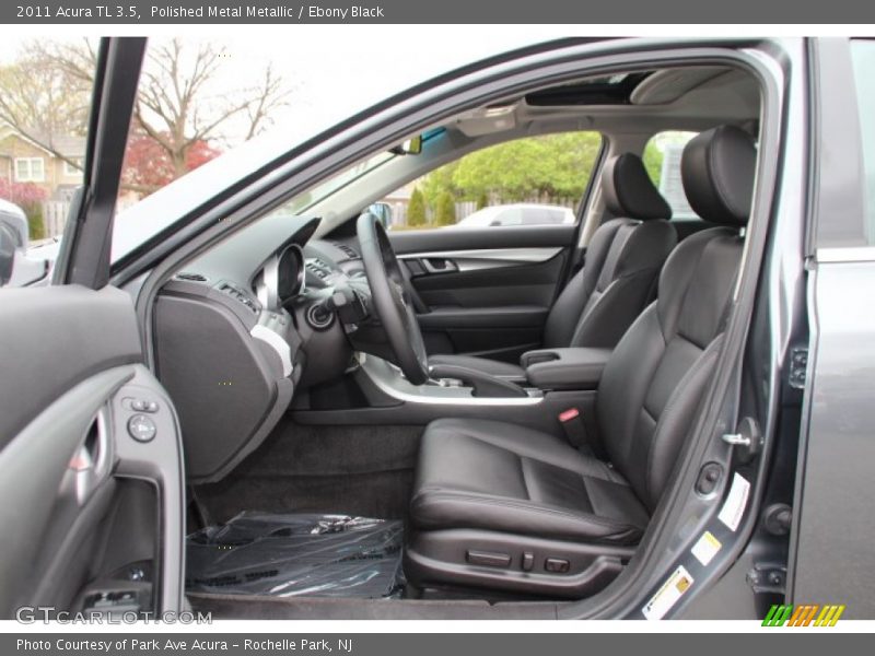 Polished Metal Metallic / Ebony Black 2011 Acura TL 3.5