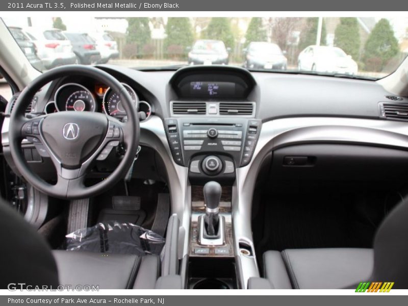 Polished Metal Metallic / Ebony Black 2011 Acura TL 3.5