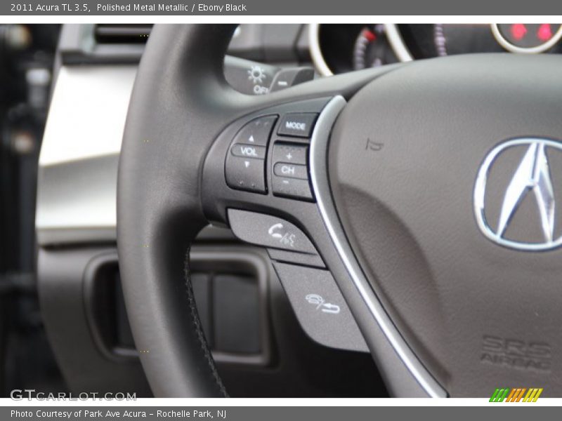 Polished Metal Metallic / Ebony Black 2011 Acura TL 3.5