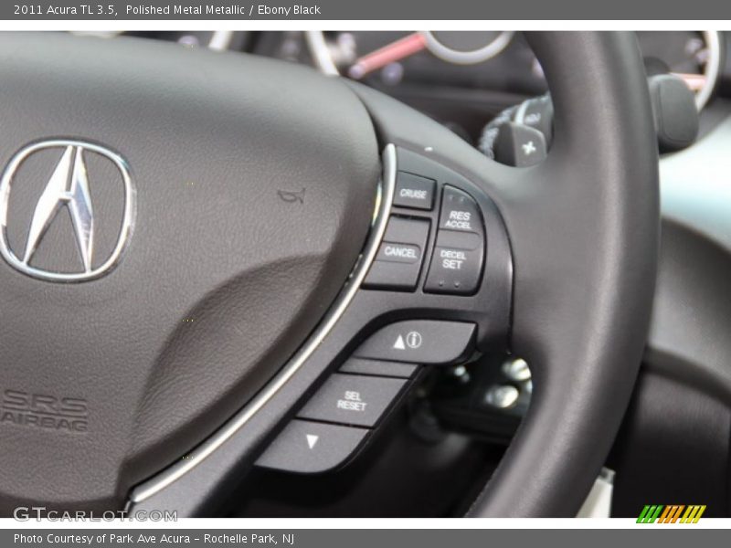 Polished Metal Metallic / Ebony Black 2011 Acura TL 3.5