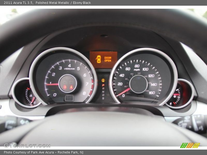 Polished Metal Metallic / Ebony Black 2011 Acura TL 3.5