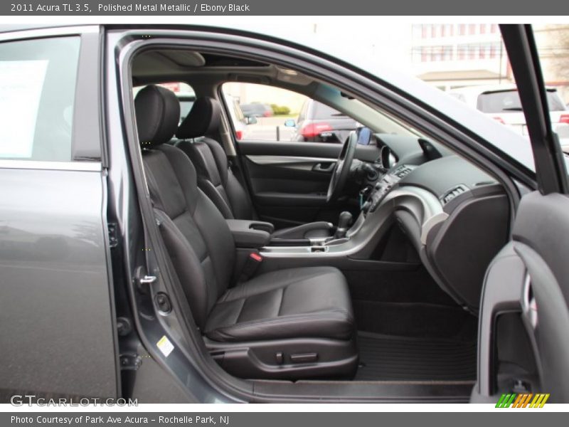 Polished Metal Metallic / Ebony Black 2011 Acura TL 3.5