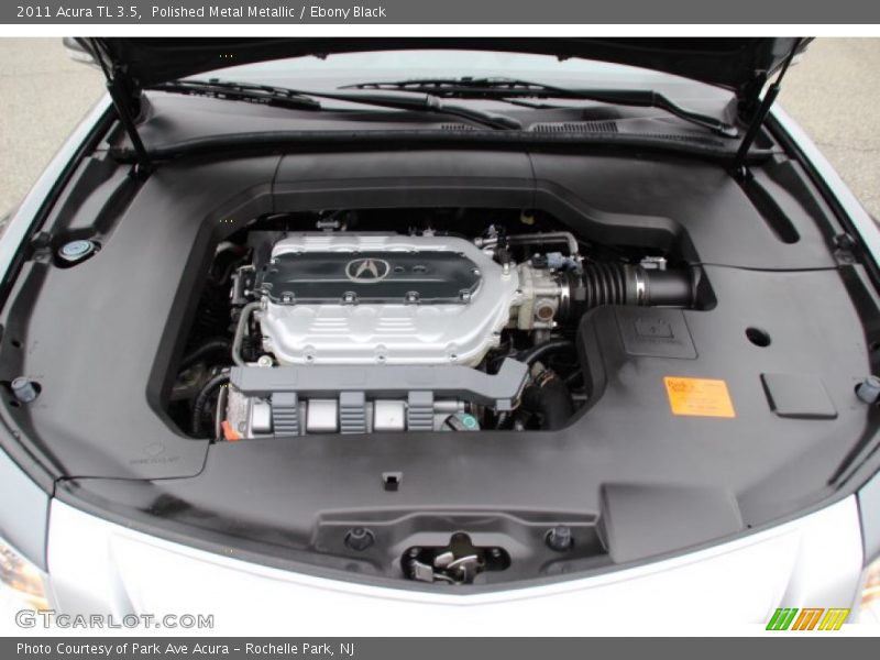 Polished Metal Metallic / Ebony Black 2011 Acura TL 3.5
