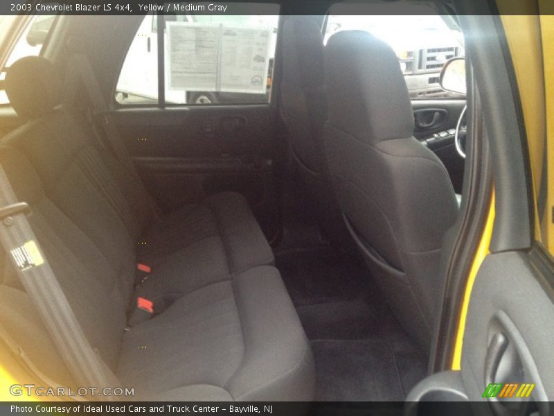 Yellow / Medium Gray 2003 Chevrolet Blazer LS 4x4