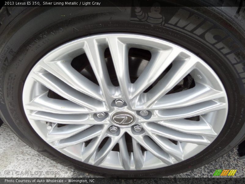 Silver Lining Metallic / Light Gray 2013 Lexus ES 350