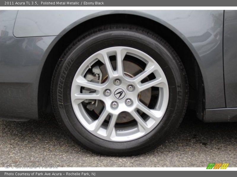 Polished Metal Metallic / Ebony Black 2011 Acura TL 3.5