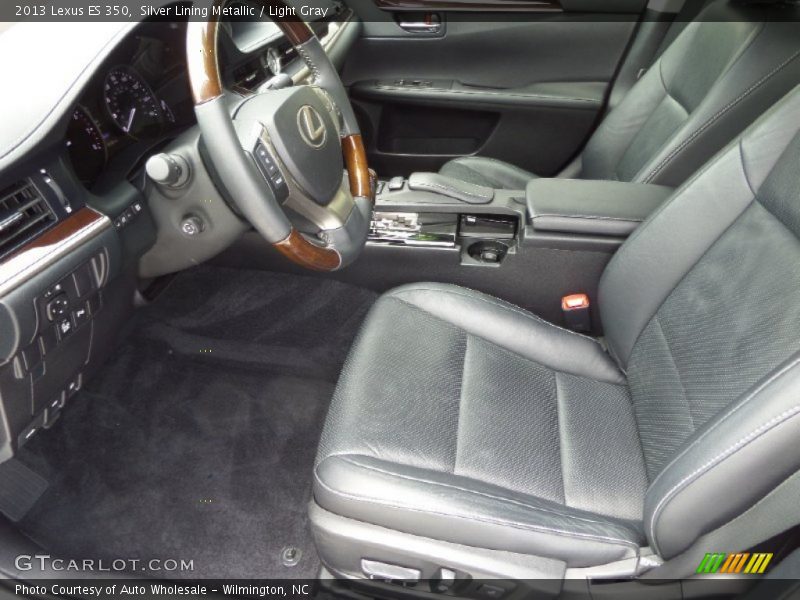 Silver Lining Metallic / Light Gray 2013 Lexus ES 350