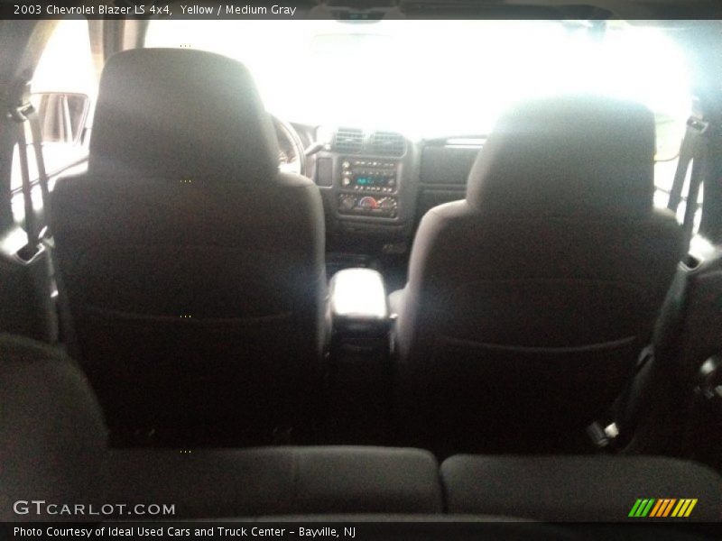 Yellow / Medium Gray 2003 Chevrolet Blazer LS 4x4