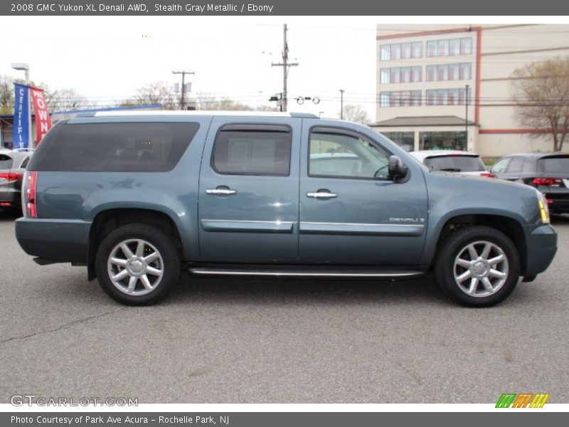 Stealth Gray Metallic / Ebony 2008 GMC Yukon XL Denali AWD