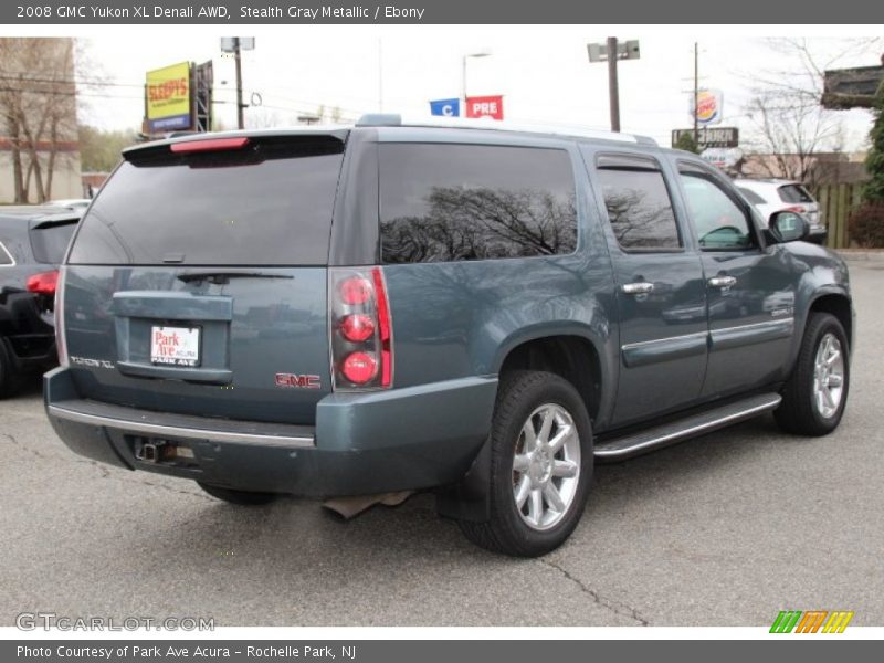 Stealth Gray Metallic / Ebony 2008 GMC Yukon XL Denali AWD