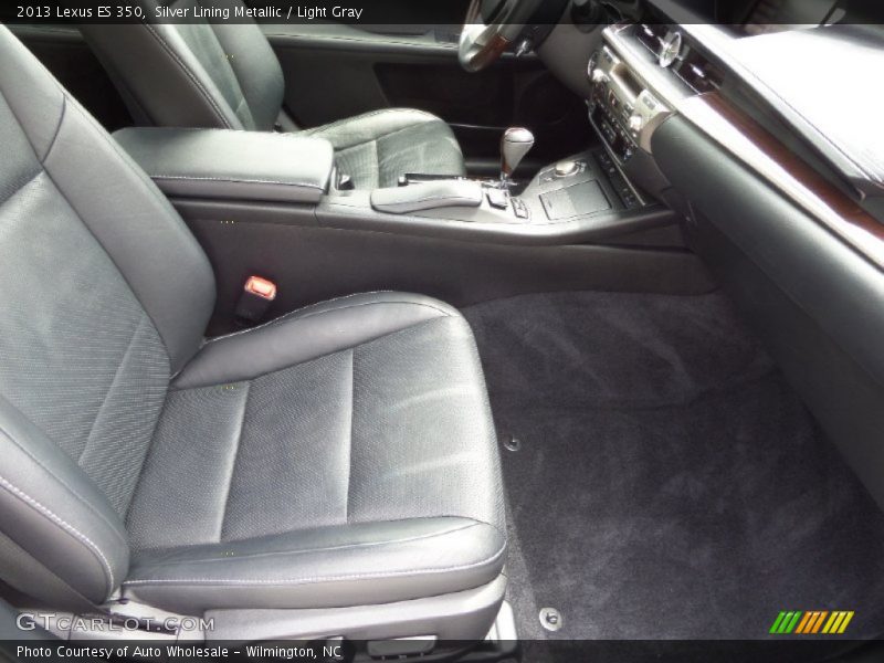 Silver Lining Metallic / Light Gray 2013 Lexus ES 350