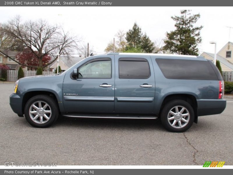 Stealth Gray Metallic / Ebony 2008 GMC Yukon XL Denali AWD