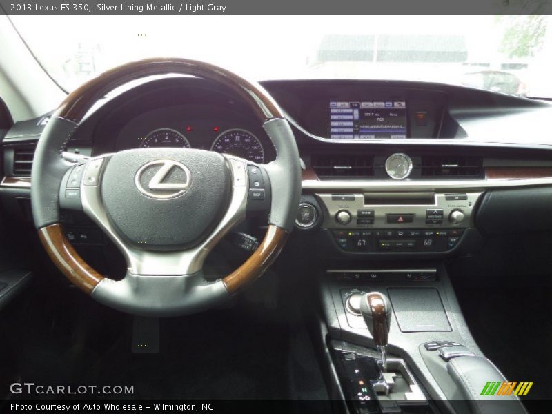 Silver Lining Metallic / Light Gray 2013 Lexus ES 350