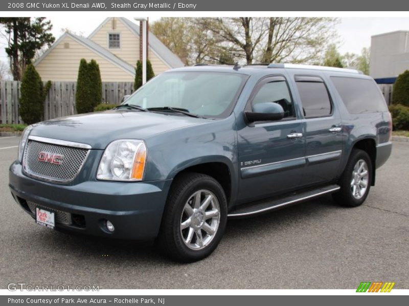 Stealth Gray Metallic / Ebony 2008 GMC Yukon XL Denali AWD