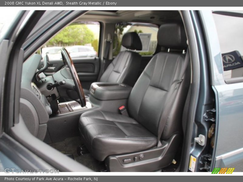 Stealth Gray Metallic / Ebony 2008 GMC Yukon XL Denali AWD