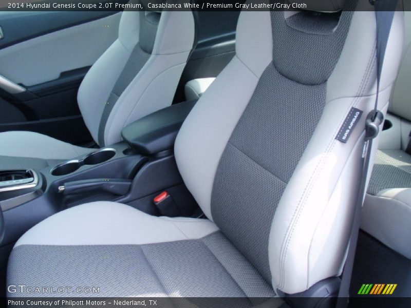 Front Seat of 2014 Genesis Coupe 2.0T Premium