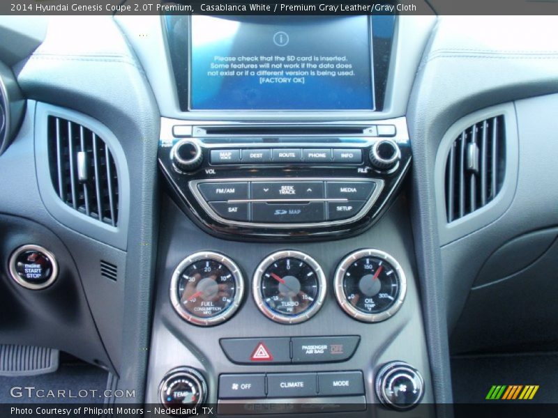 Controls of 2014 Genesis Coupe 2.0T Premium
