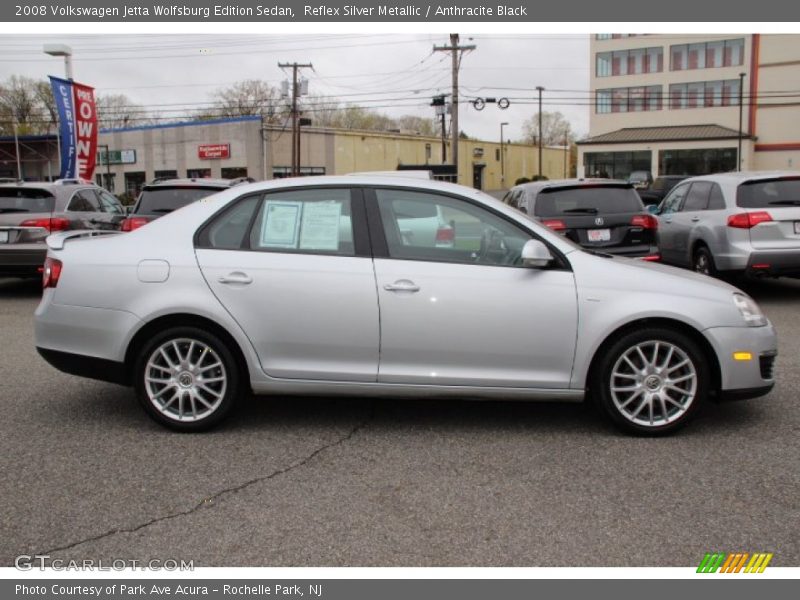 Reflex Silver Metallic / Anthracite Black 2008 Volkswagen Jetta Wolfsburg Edition Sedan