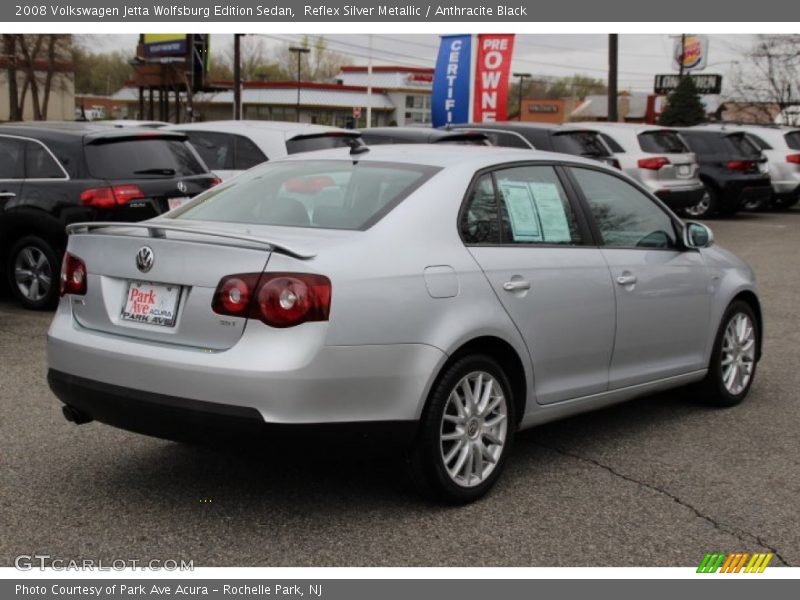 Reflex Silver Metallic / Anthracite Black 2008 Volkswagen Jetta Wolfsburg Edition Sedan