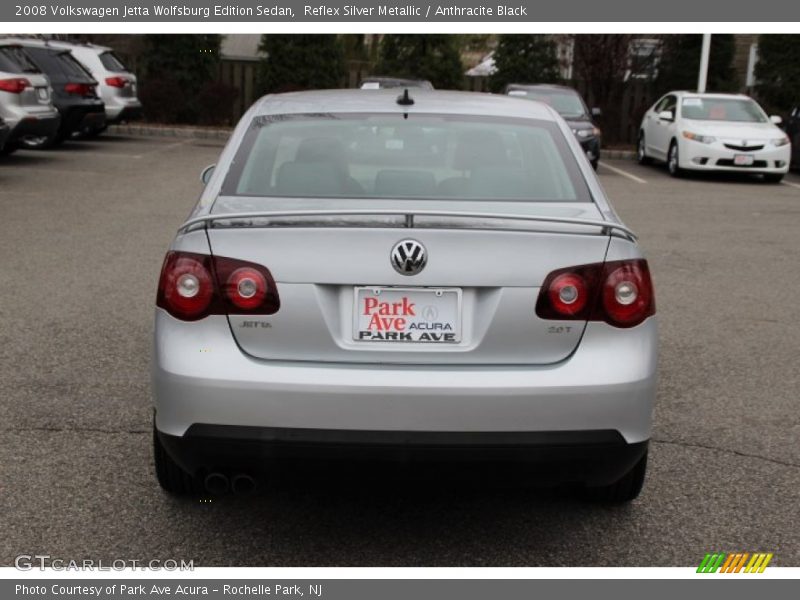 Reflex Silver Metallic / Anthracite Black 2008 Volkswagen Jetta Wolfsburg Edition Sedan
