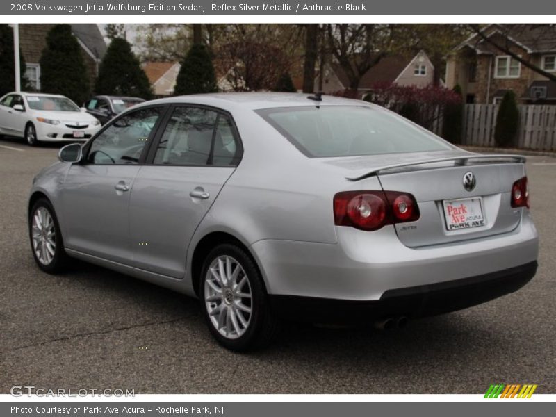 Reflex Silver Metallic / Anthracite Black 2008 Volkswagen Jetta Wolfsburg Edition Sedan