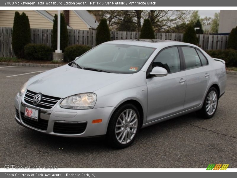 Reflex Silver Metallic / Anthracite Black 2008 Volkswagen Jetta Wolfsburg Edition Sedan
