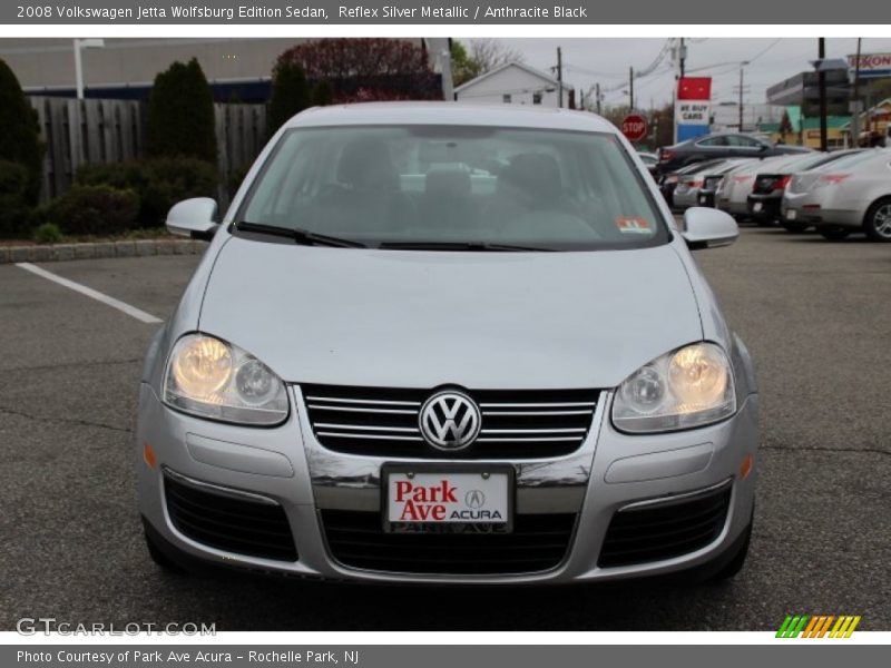 Reflex Silver Metallic / Anthracite Black 2008 Volkswagen Jetta Wolfsburg Edition Sedan