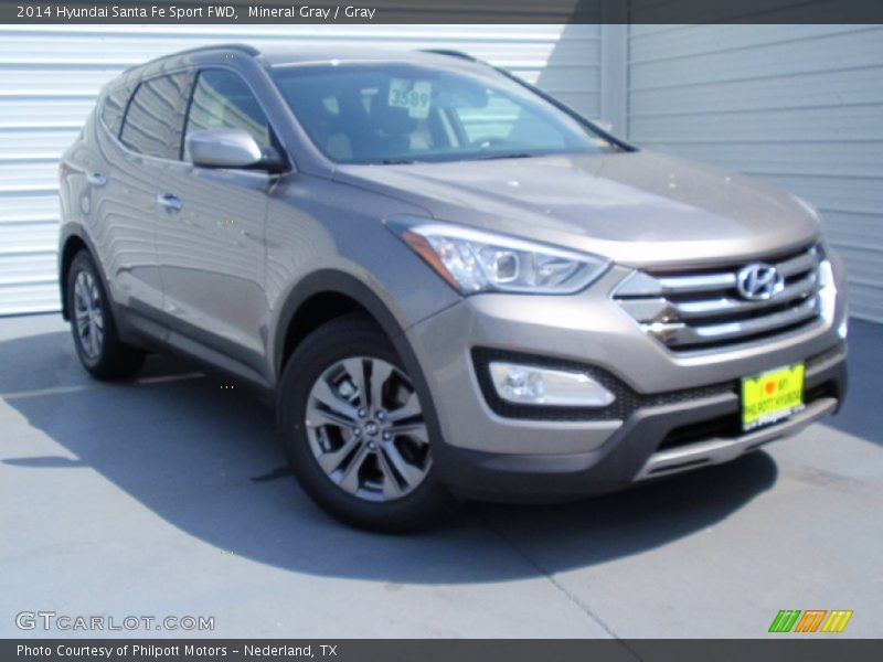 Mineral Gray / Gray 2014 Hyundai Santa Fe Sport FWD