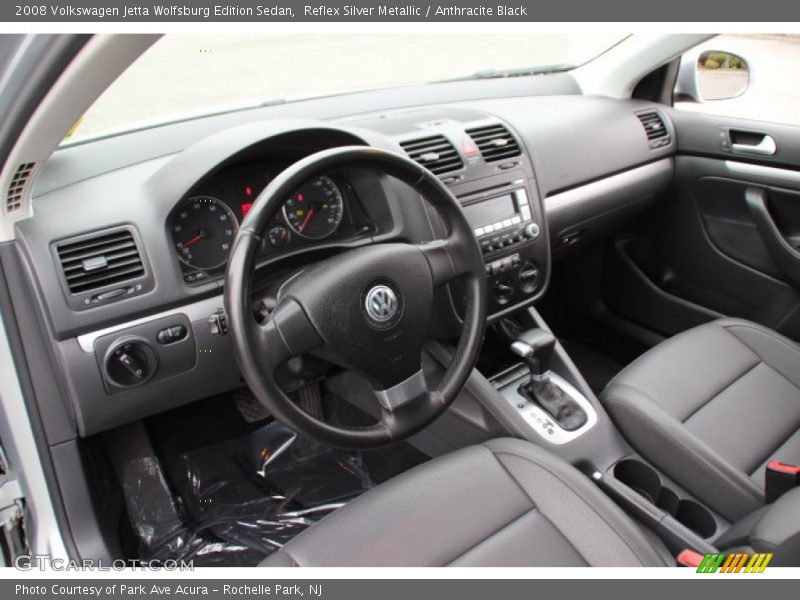 Reflex Silver Metallic / Anthracite Black 2008 Volkswagen Jetta Wolfsburg Edition Sedan