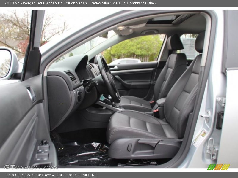 Reflex Silver Metallic / Anthracite Black 2008 Volkswagen Jetta Wolfsburg Edition Sedan
