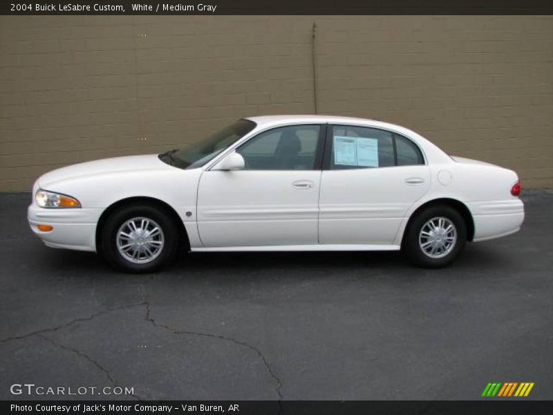 White / Medium Gray 2004 Buick LeSabre Custom