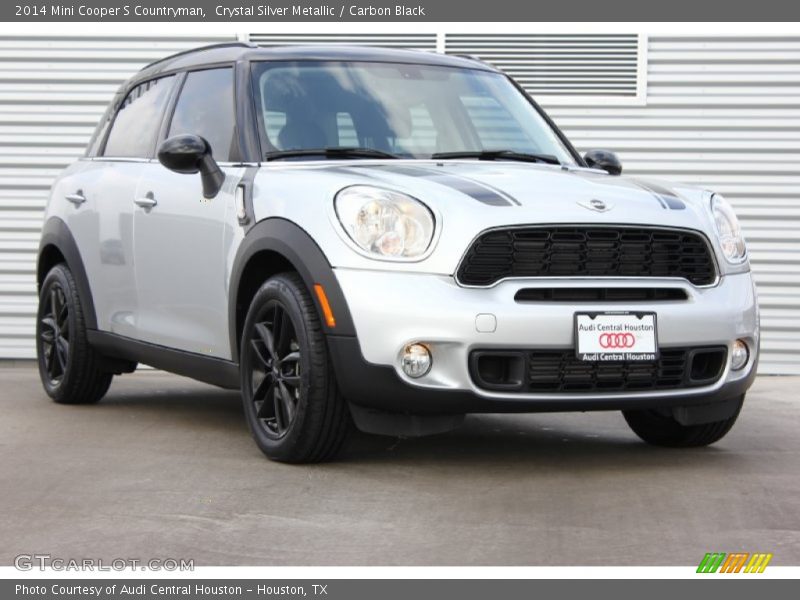 Crystal Silver Metallic / Carbon Black 2014 Mini Cooper S Countryman