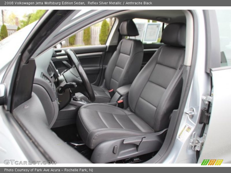 Reflex Silver Metallic / Anthracite Black 2008 Volkswagen Jetta Wolfsburg Edition Sedan