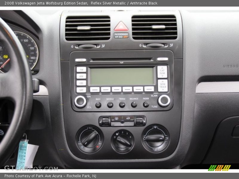 Reflex Silver Metallic / Anthracite Black 2008 Volkswagen Jetta Wolfsburg Edition Sedan