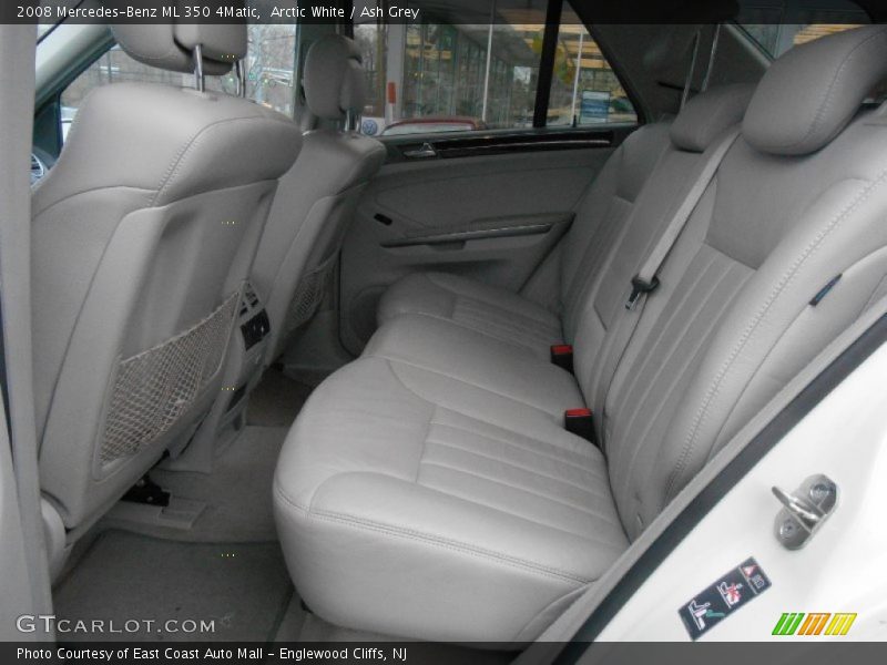 Arctic White / Ash Grey 2008 Mercedes-Benz ML 350 4Matic