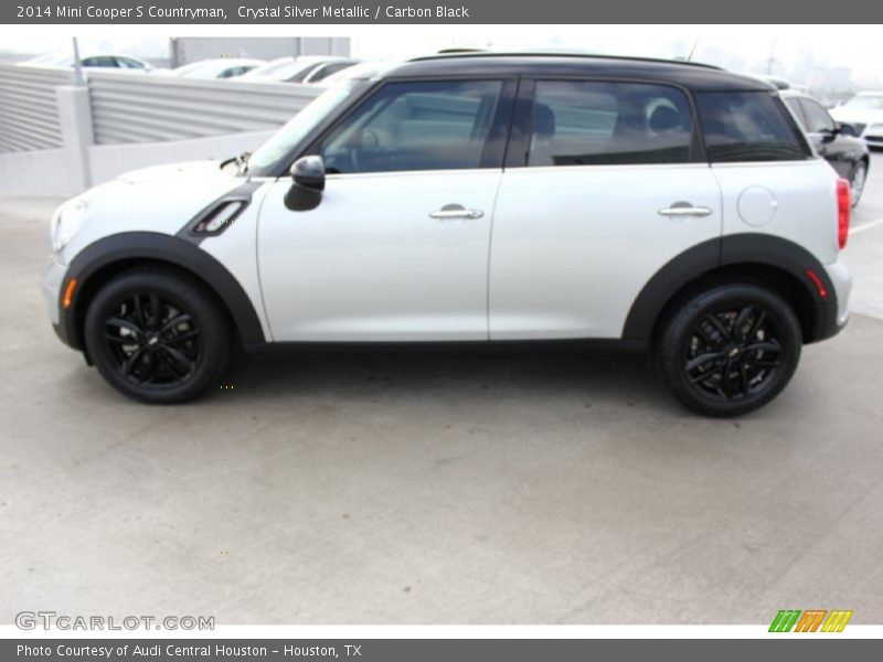 Crystal Silver Metallic / Carbon Black 2014 Mini Cooper S Countryman